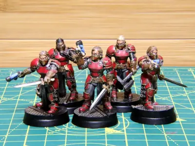 Obsidian Guard - Janissary - Assault Squad 3D print model