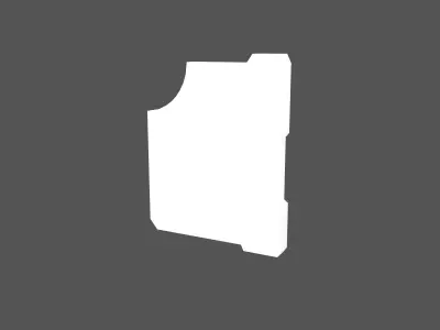 UHD High tech Graphical Interface v11 001 Low-poly 3D model