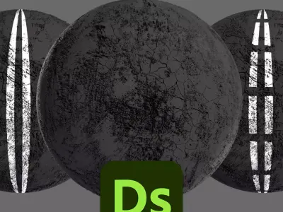 Realistic Asphalt - Realistic Roof Tile - PBR materials Texture Texture