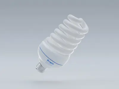 Light Bulb Low-poly 3D model