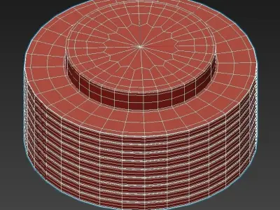 CAPRI flush mount ceiling light 3D model