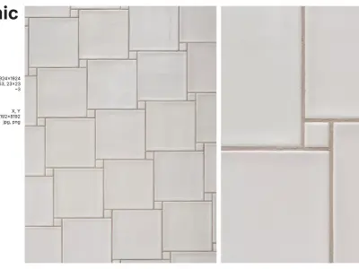 Square Tile in Hopscotch Layout Texture