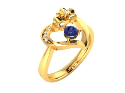Women Ring  Render 3dm STL OBJ FBX Details 3D print model 39