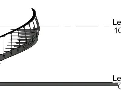 Classical Staircase 3D model