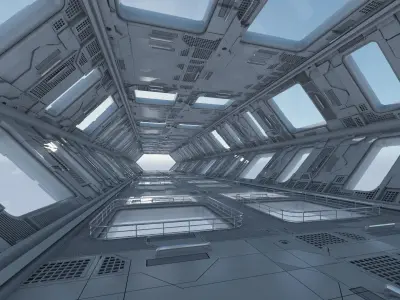 Sci-Fi Interior 103 3D model