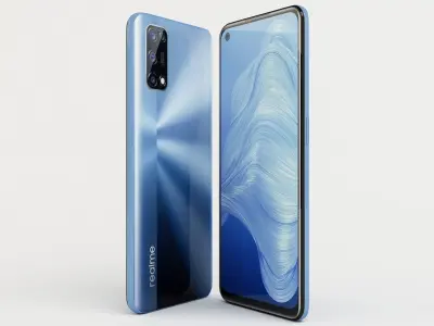 realme 7 huawei pro 3D model