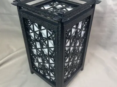 Kumiko Japanese Shoji Lantern - Kasane-Rindou 3D print model