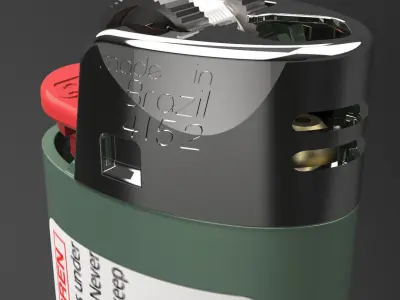 Bic Lighter 3D print model