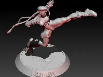 Street Fighter Cammy 3D print model