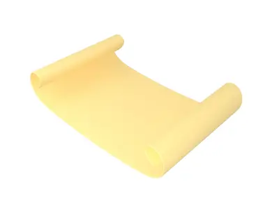 Scroll Paper v1 002 Low-poly 3D model