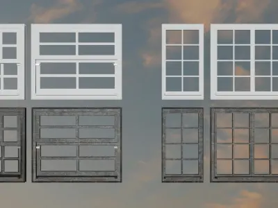 Windows Low-poly 3D model