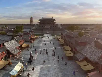 Ancient city 3D model