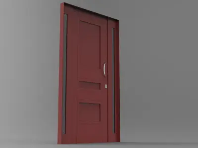 Superior Door Low-poly 3D model