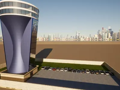 Tower Restaurant 3D model