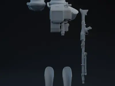 Magma Trooper One-Twelfth Scale Printable Files 3D print model