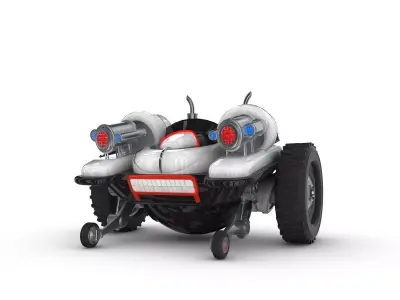 Funny Robot Character 3D model