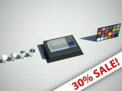 Skylight or Roof Access Low-poly 3D model