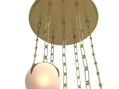 Eichholtz chandelier alesa 3D model