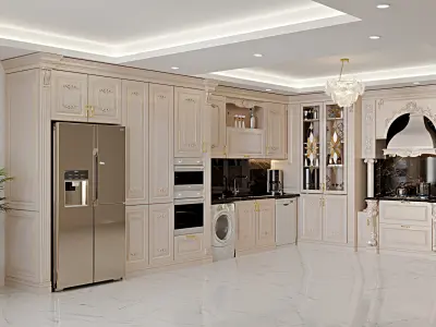 CLASSIC KITCHEN 3D model get