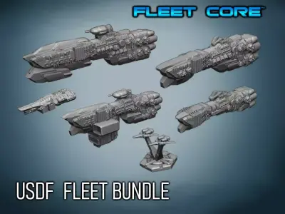 FLEET CORE - USDF FLEET BUNDLE 3D Model Pack