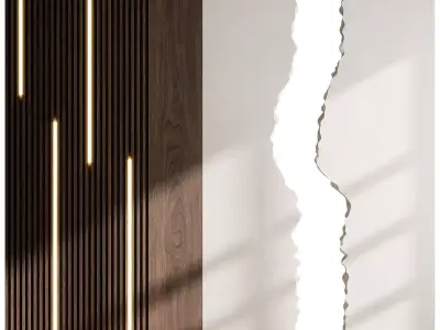 3d Wall Panel 07 3D model
