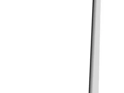 Modern street lamp 3D model