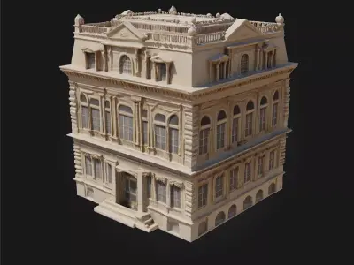  Architectural Elegance in Miniature 3D model