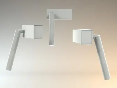 Davide Groppi mira LED light Free 3D model