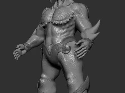 Character figure monster fantasy 3D print model 3D model