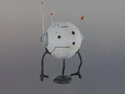 Galactic Explorer Bot 3D model