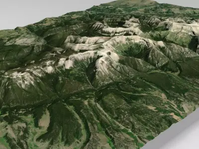 Big Snowy Wilderness Study Area 3D model