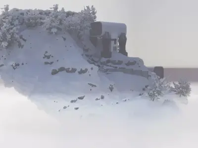 THE SNOW MOUNTAIN HABITAT ALPHA 2024 3D model