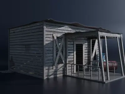 Old Shack-Slum 3D model