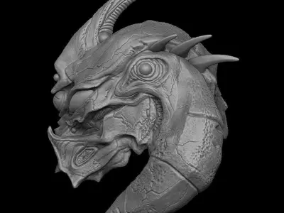 Guyver Zoanoid helmet  3D model