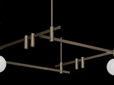 AUROOM aurooom chandelier 3D model