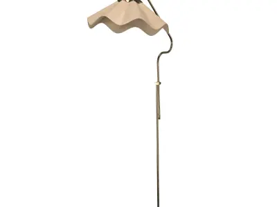 Adjustable Floor Lamp Sweden 1960s 3D model