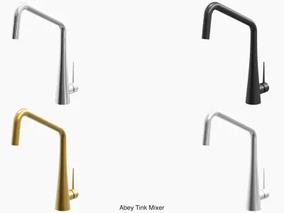 Fixtures - Kitchen Bathroom Faucet Pack C Low-poly 3D model