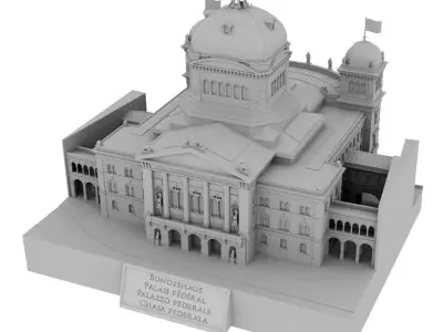 Federal Palace of Switzerland - Bundeshaus 3D print model