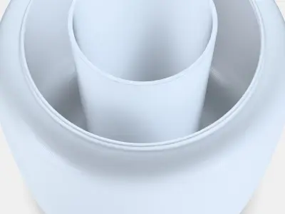 SYMFONISK shade f lamp base WiFi-Speak Low-poly 3D model