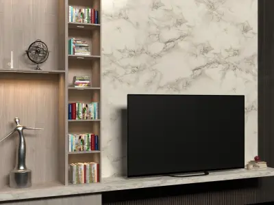 Tv Wall 3D model