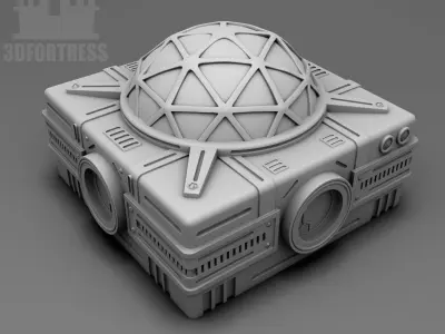 Martian Green house 3D print model