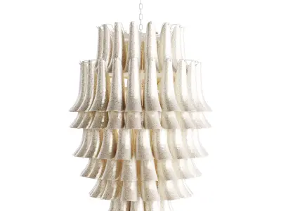 1st DIBS Murano Scavo Glass Selle Chandelier 3D model