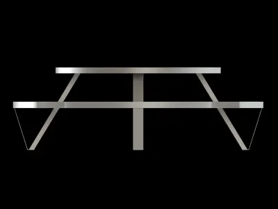 Bench PANTAGRUEL 3D model