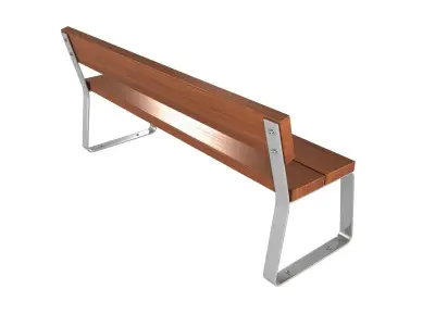 Modern Bench collection 1 3D model