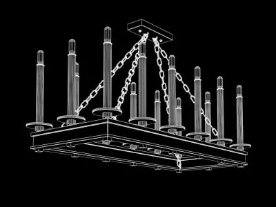 Fine Art Lamps Cienfuegos 888840 3D model