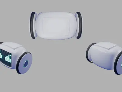 3D Character Robot Type 2 3D model