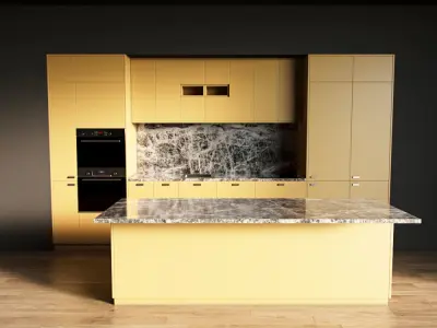 8-Kitchen8 matte 1 3D model