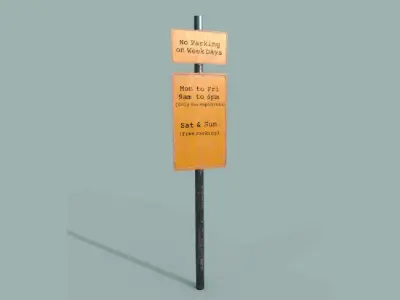 Sign Post 3D model