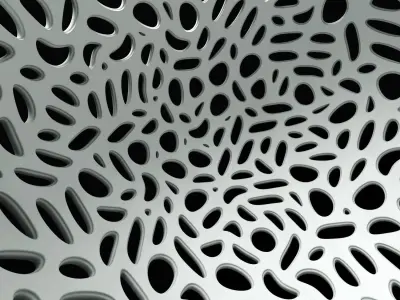 Bionics cage sphere 3D model