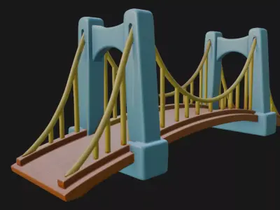 Pixar Bridge 3d Model 3D model